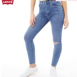 Levi’s Mile High Super Skinny Jeans Size 26 Venice Spring Medium Wash